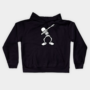 Dab dabbing skeleton Dutch clogs Holland the Netherlands Kids Hoodie